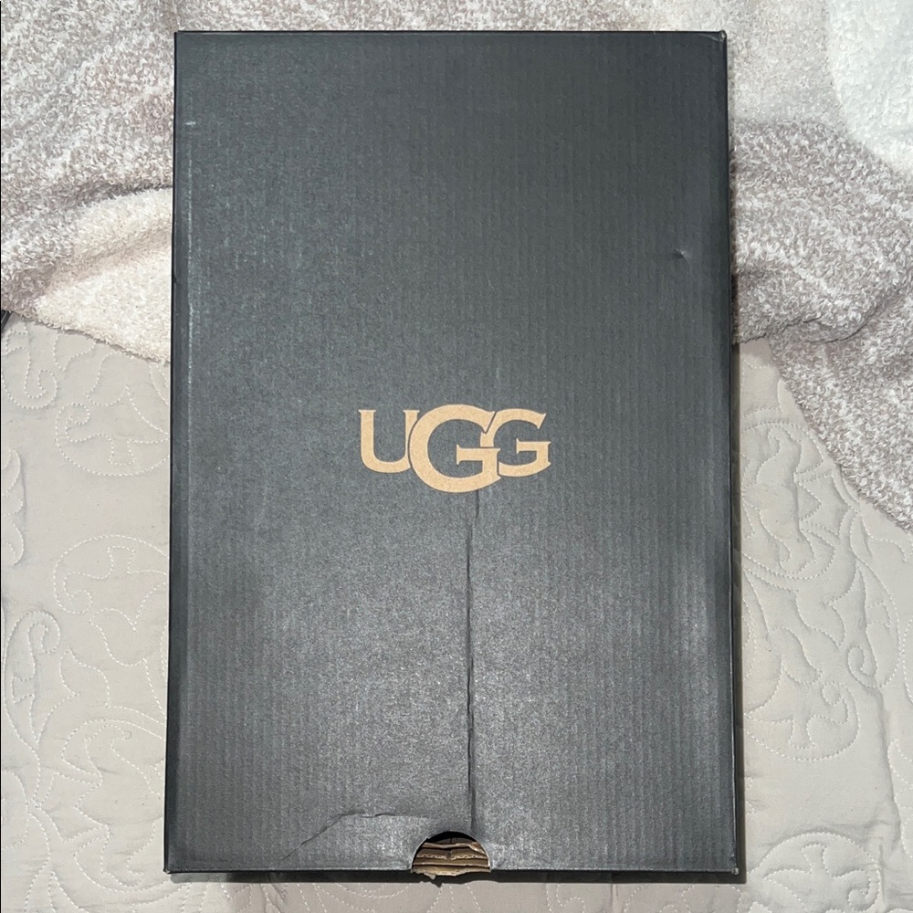 UGG Black Box with Gold Logo